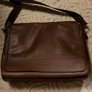 Coach Leather Messenger/Laptop bag